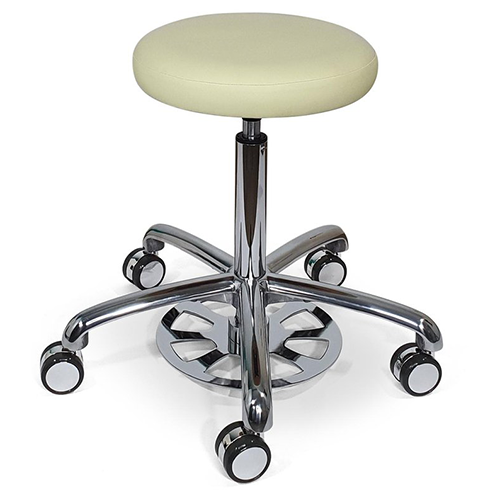 Drehhocker mit Fussauslösung 