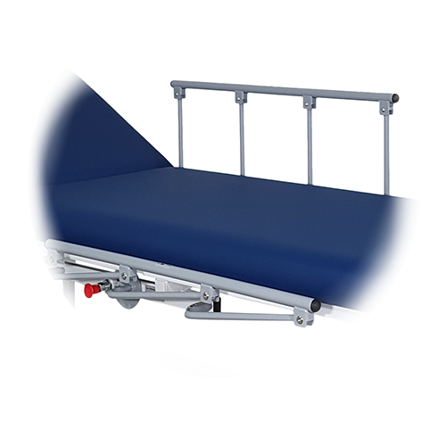 2 Stück Seitengitter,  Länge 820 mm silber,  seitlich versenkbar