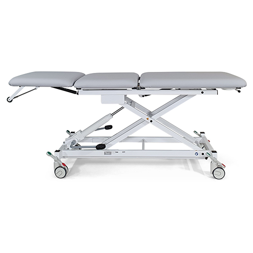 Therapie-Liege mit 3 Polstersegmenten el. HV, verstellung über Fussschalter