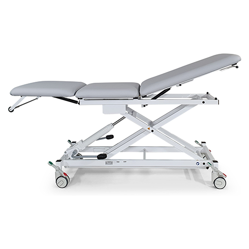 Therapie-Liege mit 3 Polstersegmenten el. HV, verstellung über Fussschalter