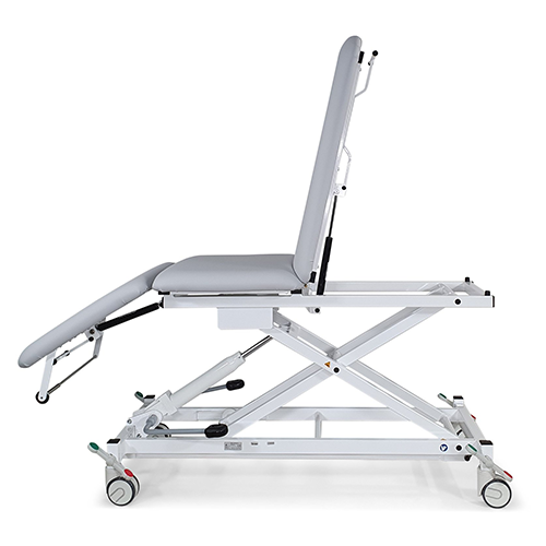 Therapie-Liege mit 3 Polstersegmenten el. HV, verstellung über Fussschalter