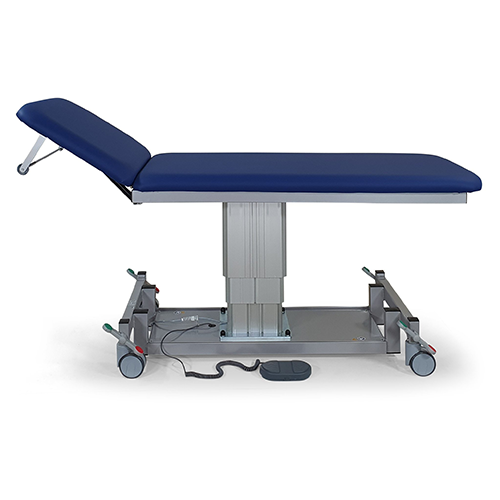 Säulenliege 6000 Breite: 700 mm, Gestell: weissaluminium