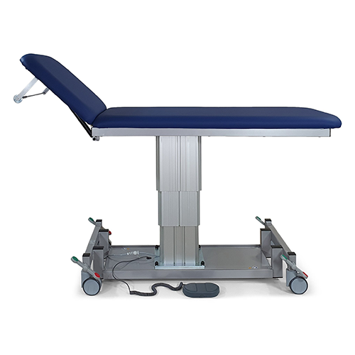 Säulenliege 6000 Breite: 700 mm, Gestell: weissaluminium