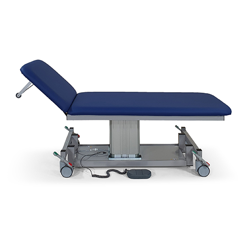 Säulenliege 6000 Breite: 700 mm, Gestell: weissaluminium