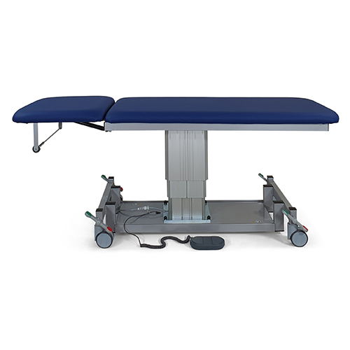 Säulenliege 6000 Breite: 700 mm, Gestell: weissaluminium