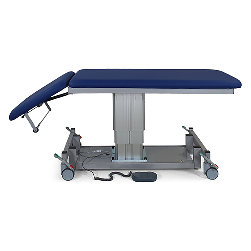 Säulenliege 6000 Breite: 700 mm, Gestell: weissaluminium