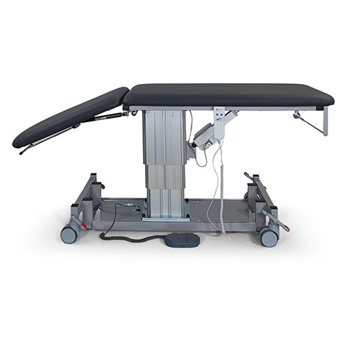 Säulenliege 6050 Breite: 700 mm, Gestell: weissaluminium