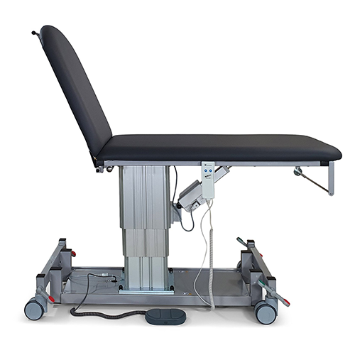 Säulenliege 6050 Breite: 700 mm, Gestell: weissaluminium