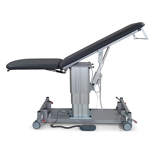 Säulenliege 6050 Breite: 700 mm, Gestell: weissaluminium