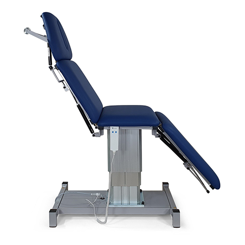 Säulenliege 6070 Breite: 700mm, Gestell: weissaluminium