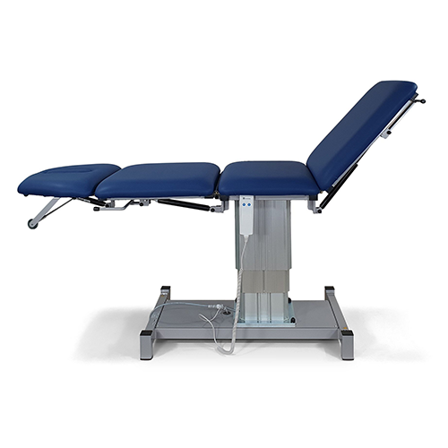 Säulenliege 6070 Breite: 700mm, Gestell: weissaluminium