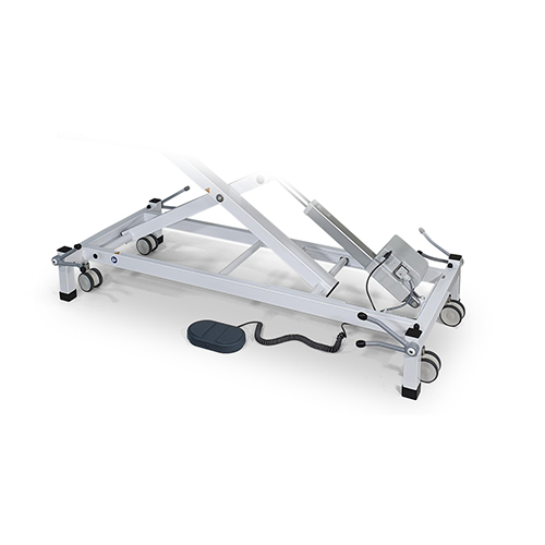 Rad-Hebe-System dadurch in jeder Höhe fahr-/feststellbar