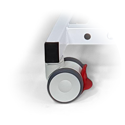 4 Rollen Ø 100 mm mit Feststeller 