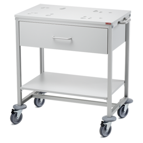 Rollwagen für Säuglingswaagenmit Schublade