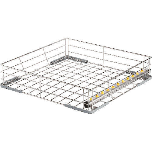 Basiskorb mit Injektorschiene (inkl. 11 Blindschrauben)