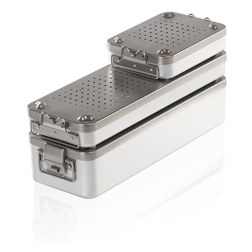 Sterilisierbehälter 15G mit 100 Papierfiltern