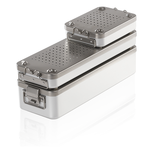 Sterilisierbehälter 17M mit 100 Papierfiltern