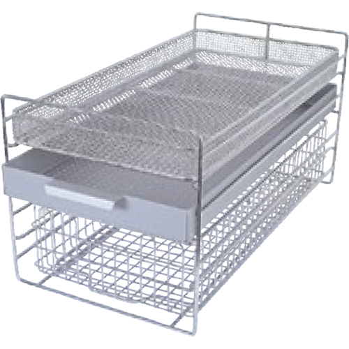 Aufnahmegestell Cliniklav 25 für 4 Tabletts oder 2 Körbe