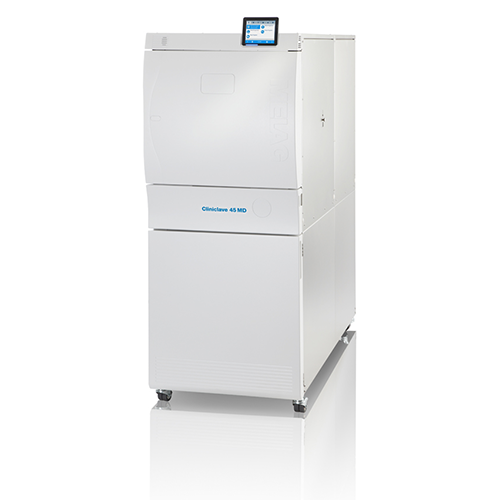 Cliniclave 45MD inkl. Unterschrank auf Doppelrollen