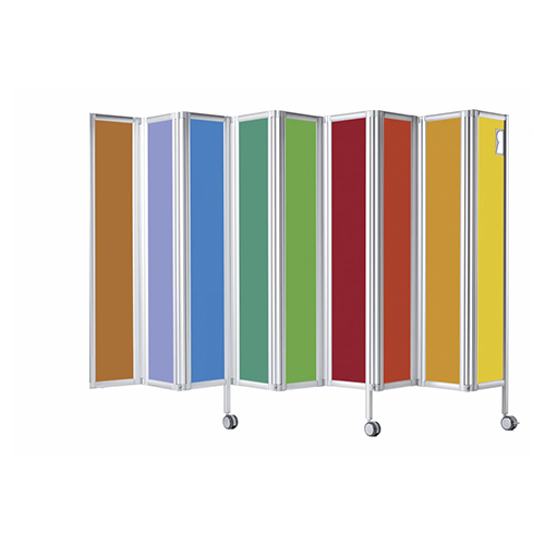 Ropimex Faltwand Wandmontage 145cm hoch, 3-flüglig, 90cm breit