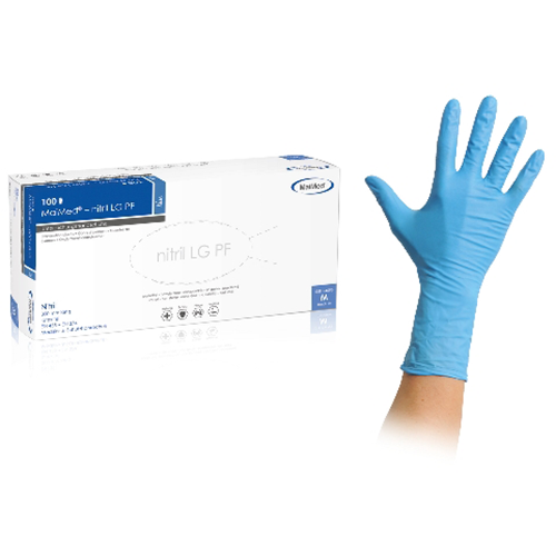 Maimed Nitril blau U-Handschuhe 