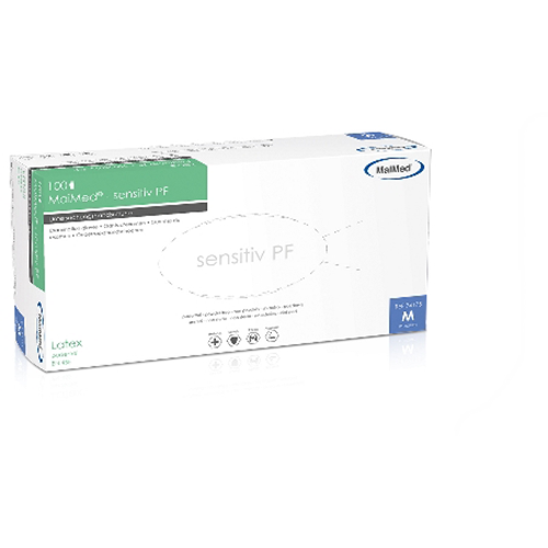 Maimed Sensitiv Untersuchungshandschuhe latex, Grösse XS, 100 Stk.