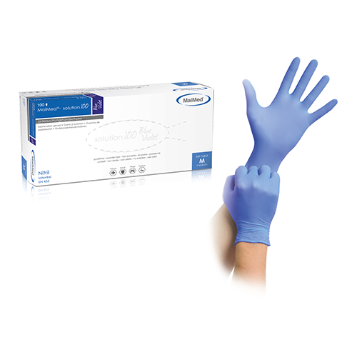Maimed Nitril Handschuhe Gr. XXL blau, 100 Stk., Gr. XXL