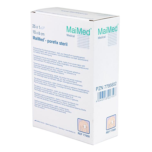 Maimed Porefix WundsschnellverbandVlies, steril, 7 x 5cm, 50 x 1 Stk.