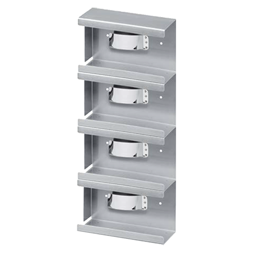 Handschuhspender 4-Fach Edelstahl, 560 x 100 x 250 mm (HxTxB)