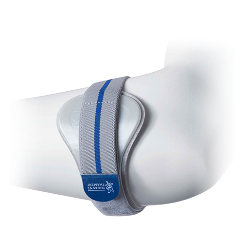 THUASNE Epi-Med Epicondylitis Bandage Gr. XS, 22 - 23 cm, silbergrau, 1 Stk.