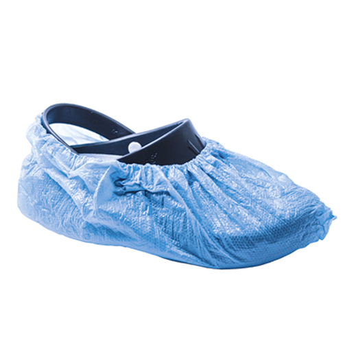 OP-Ueberziehschuhe blau, PE, mit Gummizug, 100 Stk.