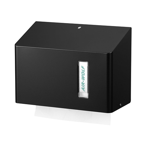 Omega Papierhandtuchspendermattschwarz, für ca. 300 Tücher