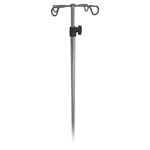 Infusionsstativ, gerade zu Schienenklaue Höhenverstellbar von 1'180 - 2'020mm