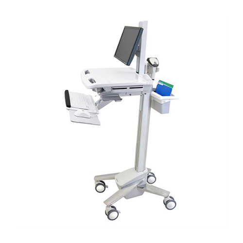 StyleView EMR-Stationswagen, höhenverst. inkl. Monitorhalter, schwenkbar