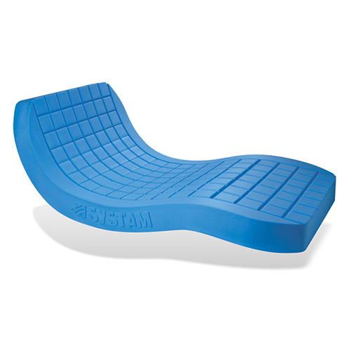 SYSTAM Viscoflex-Matratze P161M 90x190x14cm, Polymaille® Integralbezu