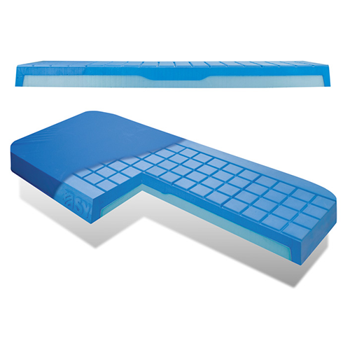 SYSTAM Viscoflex-Matratze P161M 90x190x14cm, Polymaille® Integralbezu