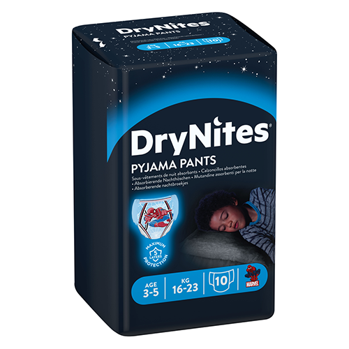 Huggies Drynites NachthöschenBoy, 3-5 Jahre, 16-23 kg, 3 x 10 Stk.